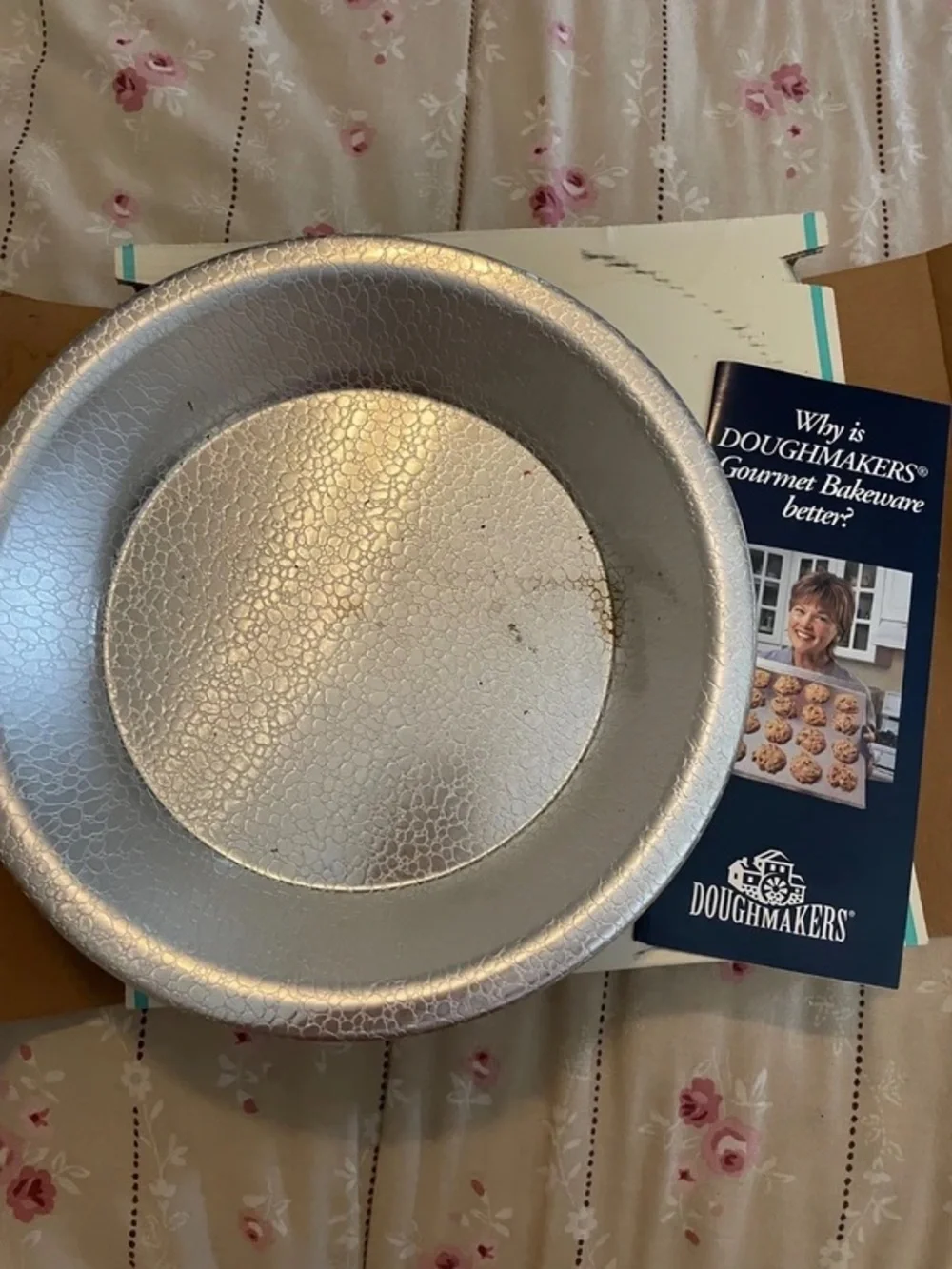 Clabber Girl Doughmakers Original Pebble 9” Pie Pan Crust Protector USA